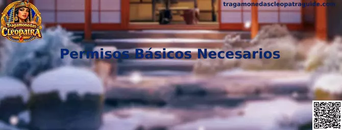 Permisos Básicos Necesarios en Tragamonedas Cleopatra