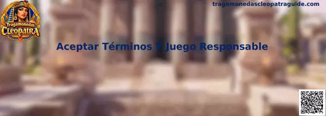 Guía de Aceptar Términos Y Juego Responsable de Tragamonedas Cleopatra